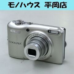 動作確認済み Nikon COOLPIX L28 シルバー コンパクトデジカメ 単三×2
