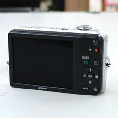 動作確認済み Nikon COOLPIX L28 シルバー コンパクトデジカメ 単三×2