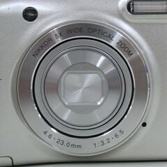 動作確認済み Nikon COOLPIX L28 シルバー コンパクトデジカメ 単三×2