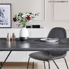 10/6～10/10にお引き取りいただける方】lowya大理石柄ダイニングテーブル