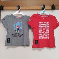 【300円】キッズTシャツ2枚 4~5歳　ラグビーワールドカップ...