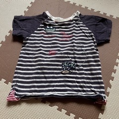 ムージョンジョン　　ヤシの木　Tシャツ 100 双子　年子