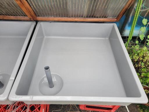 飼育舟FRP×2セット 金魚やメダカ飼育に