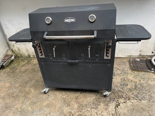 US KingsFordPro Deluxe XL Charcoal Grill BBQスモーカーグリルスモークグリルバーベキューコンロバーベキューグリル炭焼きグリルプロフ必読