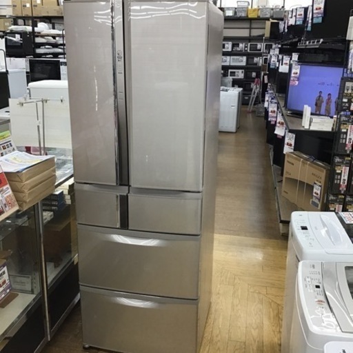 #I-37【ご来店頂ける方限定】MITUBISHIの6ドア冷凍冷蔵庫です