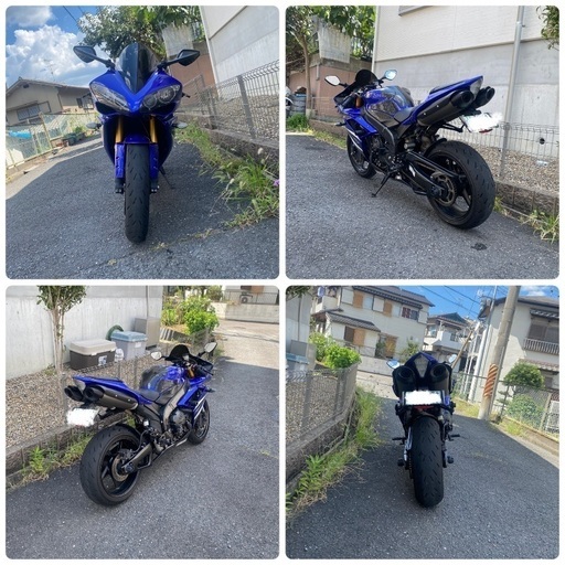 9月22日16時〆切　YAMAHA YZF-R1 07-08 4c8 20042km 車検R6.7.7 9月22日16時〆切 YAMAHA YZF-R1 07-08 4c8 20042km 車検
