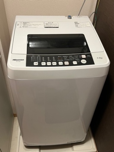 2019年式 5.5kg 洗濯機