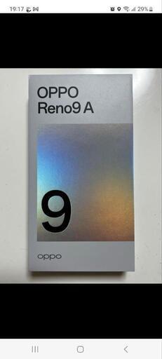 早期取引交渉可　新品OPPO Reno9 A ナイトブラック 128 GB  SIMフリー