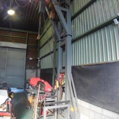 3t吊り上げ門型式クレーン手動走行型