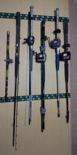 船、海釣り、ロッド、リール