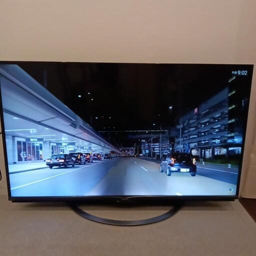 4K 50型AndroidTV AQUOSシャープ液晶テレビ 4T-C50AJ1 回転式スタンド 2018年モデル ジャンク