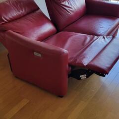 【引き取り限定】ニトリNストラス 電動リクライニングソファー