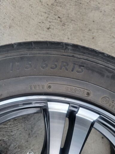 バリ溝！夏タイヤホイールセット　175/65R15　DUNLOP　SP SPORT FASTRESPONSE