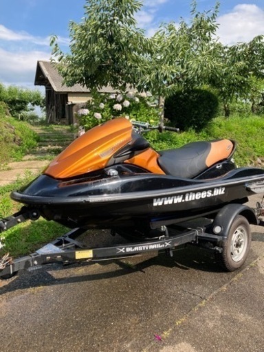 水上バイク☆stx15F☆カワサキ☆軽トレーラー付き　ブラストトレーラー