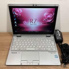 美品・SIM搭載＞　0833 超軽量 Panasonic CF-RZ6コンパクト８GB/SSD256 /i5 タッチパネル　office Win11 美品・SIM搭載＞ 0833 超軽量 Panasonic CF-RZ6コンパクト8GB/SSD256