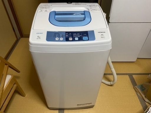 配送可　Hitachi　洗濯機　5kg