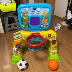 中古★1~3歳用スポーツ玩具★サッカーバスケ