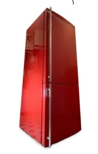GE社製 ビンテージ　冷蔵庫　赤　大容量　完動品　インダストリアル　かわいい