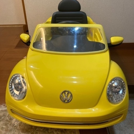 子供用電動自動車 ビートル 黄色 動作問題無し 乗用玩具