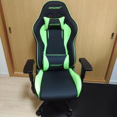 AKRacing(エーケーレーシング) Nitro V2 ゲーミングチェア　グリーン-Blue Nude（青い裸婦）