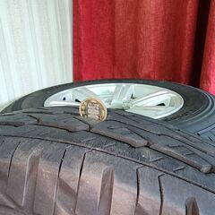 ☆ブリヂストン サマータイヤ☆アルミホイール付き☆ 2022年製 195/80/15R☆107/105L LT☆ ハイエース☆キャラバン☆