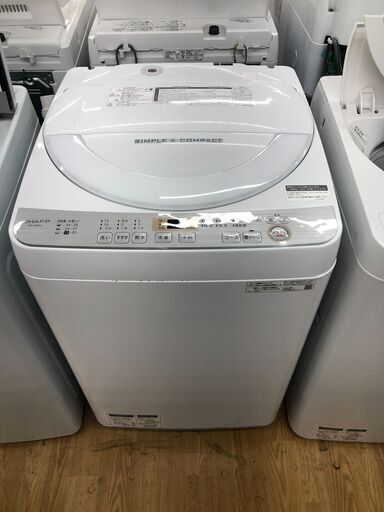 ★ジモティ割あり★ SHARP 洗濯機 ES-GE6C 6.0kg 19年製 動作確認／クリーニング済み SJ3274