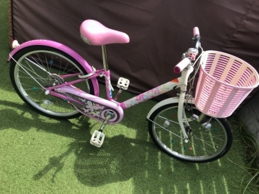 引き取り限定　子供女児自転車20インチ