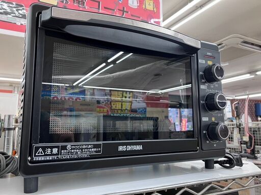 10/22 値下げ高年式IRISOHYAMA コンベクションオーブン アイリスオーヤマFVC-D15B-S 2021年式 オーブントースター68