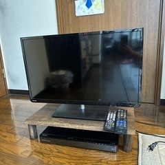 〚取引中〛REGZA 29インチテレビ レコーダー テレビ台