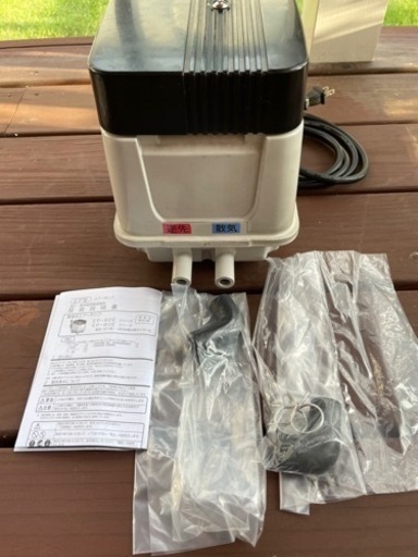 中古　安永EP-80E-R 浄化槽エアーポンプ80リットル