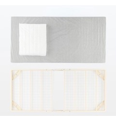 セミダブル無印ベッド