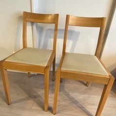 無印良品 ダイニングテーブルセット(椅子2脚)