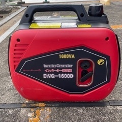 発電機1600w　ナカトミ　燃料缶付き