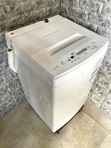 大阪限定配送★3か月保障付き★洗濯機★2018年★東芝★4.5㎏kg★AW-45M5★S-1019