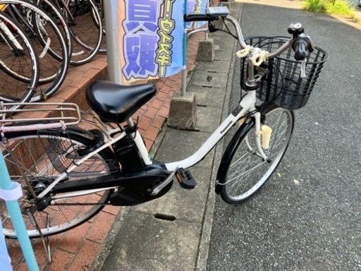 Panasonicパナソニック電動アシスト自転車26インチ 16Ah ホワイト 娘が