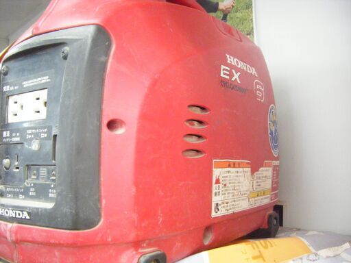 ホンダ HONDA EX6 発電機 タンク容量2.1L 交流100V-600VA 直流12V-6A