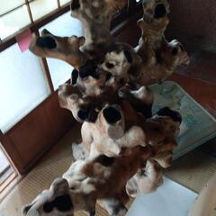 骨董品 木の置物 大きい