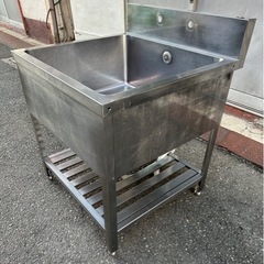 業務用 大型 1槽シンク 幅750×奥750×高さ800+