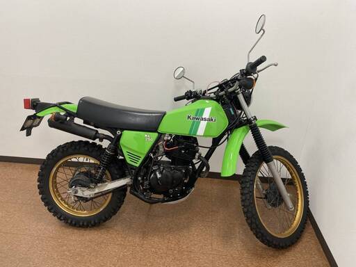 □Kawasaki カワサキ オフロード バイク KL250A 実動車 パーツ付き オーバーホール済 自賠責 令和5年10月 直接引取り□