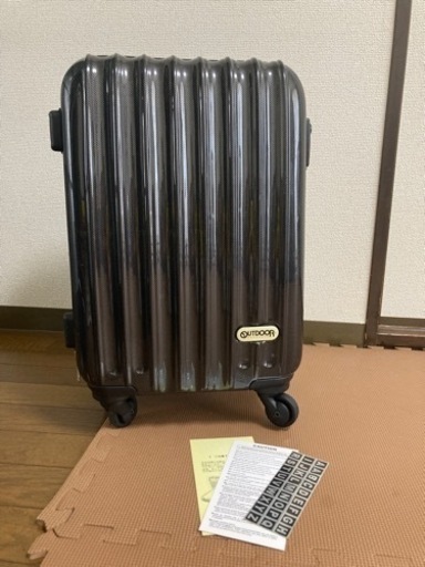 【受付終了】OUTDOOR キャリーケース　ブラック　美品