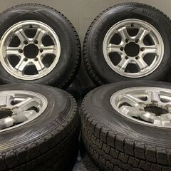 DUNLOP SV01 195/80R15 107/105L LT】スタッドレス【Weds 15インチ  
