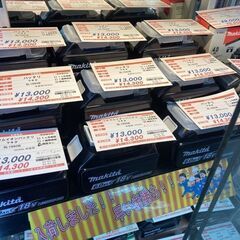 未使用　マキタ　18V6Ahバッテリー　入荷しました！