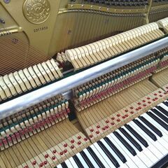 カワイ KU-10AT(消音機能付き) 内部調整 / 外装研磨美装 / 調律済