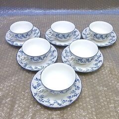 Noritake ノリタケ ティー カップ & ソーサー　6客　中古品