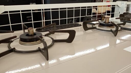 ☆ジモティ割あり☆ Rinnai 都市ガス用 ガステーブル 19年製 動作確認／クリーニング済み YJ596 - ガステーブル