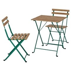 「決定」IKEA tarno 椅子　緑　2脚