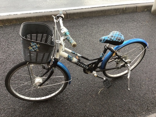 男の子用中古自転車オートライト22インチ整備済