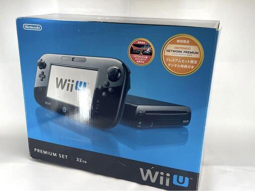 Nintendo Wii U WUP-101 ブラック　32G 初期化済み　動作確認済み　ゲーム機器