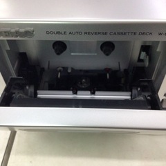 未使用品　TEAC  カセットデッキ ダブルオートリバース シルバー WR-890R