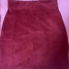 M size red skirt